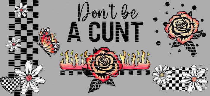 16oz Distressed Checkered-DC-15